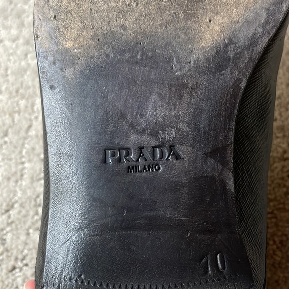 Prada Men’s Saffiano Leather Oxford Shoes Size 10 - Picture 11 of 14